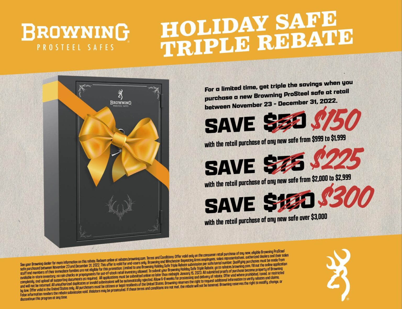 Browning Gun Safe Triple Rebate Savings NOW!!! The Safe House